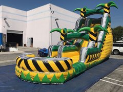 18ft Tropical Fire Water Slide Single Lane 18ft Tropical Fire Water Slide Single Lane
