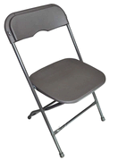 Chair- Charcoal Plastic Aluminum Framing Chair- Charcoal Plastic Aluminum Framing