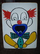 Clown Toss Wooden Carnival Game Clown Toss Wooden Carnival Game