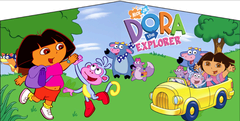 Dora The Explorer- 15x15 Pink Dora The Explorer- 15x15 Pink