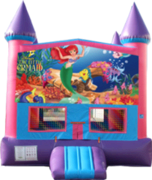 Little Mermaid- 15x15 Pink Little Mermaid- 15x15 Pink