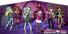 Monster High- 15x15 Pink Monster High- 15x15 Pink
