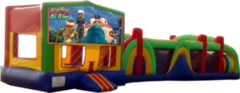 Monsters vs Aliens- 53' Obstacle Bouncer Combo Monsters vs Aliens- 53' Obstacle Bouncer Combo