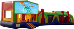 Phineas and Ferb- 53' Obstacle Bouncer Combo Phineas and Ferb- 53' Obstacle Bouncer Combo