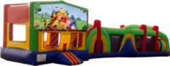 Winnie The Pooh- 53' Obstacle Bouncer Combo Winnie The Pooh- 53' Obstacle Bouncer Combo