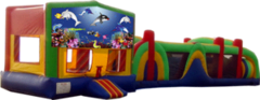 Seaworld- 53' Obstacle Bouncer Combo Seaworld- 53' Obstacle Bouncer Combo