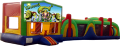 Shrek- 53' Obstacle Bouncer Combo Shrek- 53' Obstacle Bouncer Combo