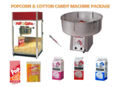 Cotton Candy and Popcorn Machine Package Cotton Candy and Popcorn Machine Package