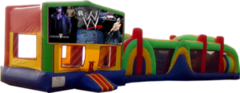 Wrestling- 53' Obstacle Bouncer Combo Wrestling- 53' Obstacle Bouncer Combo