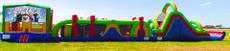 Frozen 88ft Obstacle Course Frozen 88ft Obstacle Course